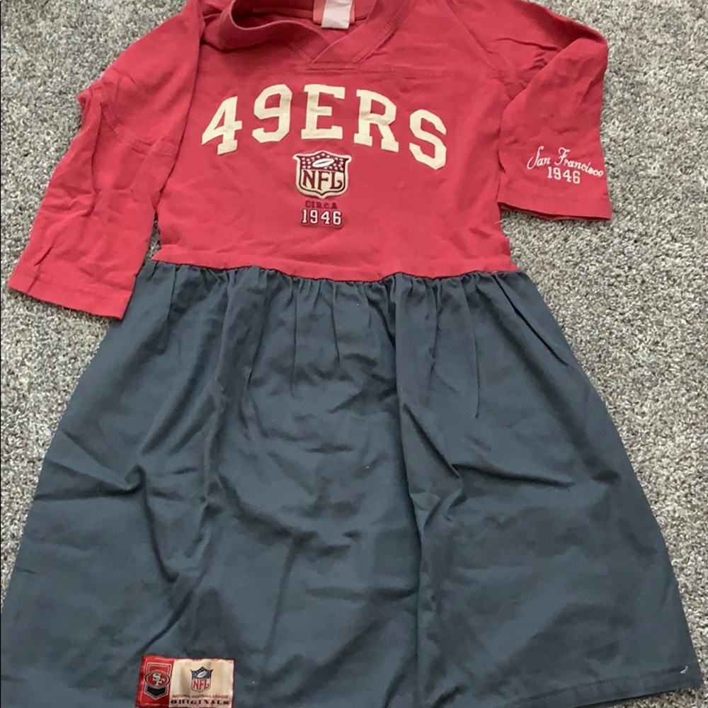 One of a kind niners dress